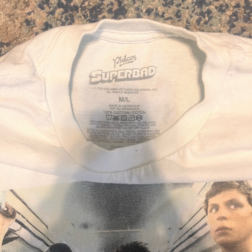 Superbad Graphic Crop Tee – Size M/L - Picture 2 of 2